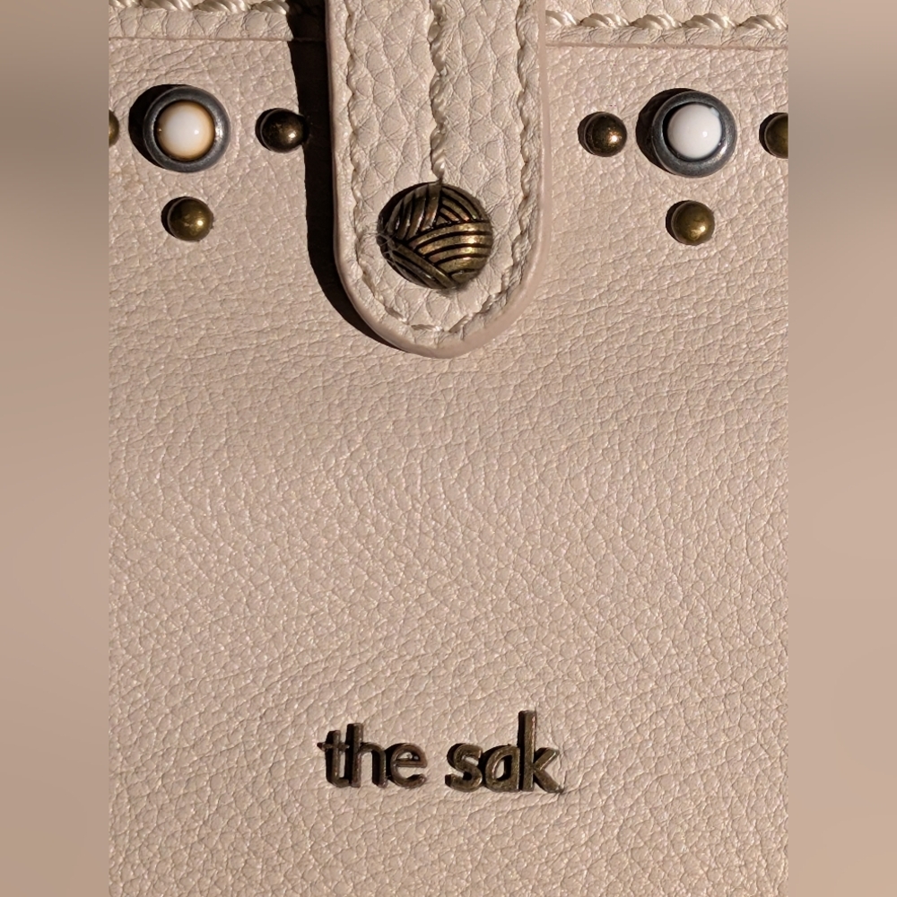 The Sak Iris Studded Leather Smartphone Cream In Excellent Condition! - Picture 9 of 11